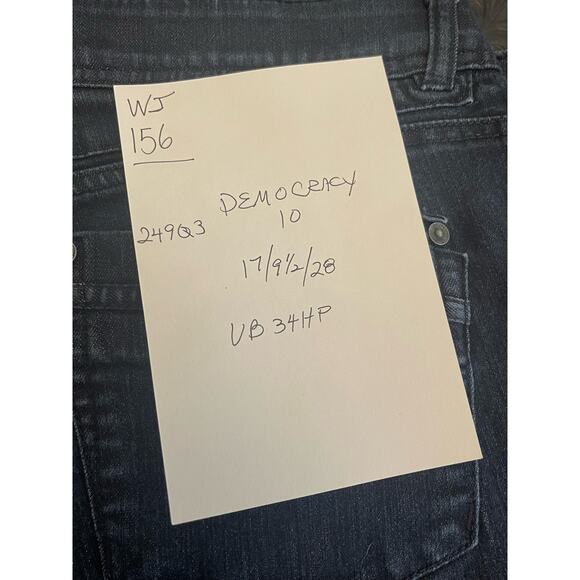 Democracy Jeans Women's Size 10 Slim Ankle Dark Wash Ab Tech - Picture 3 of 7